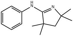 3,4-Dihydro-2,2,4,4-tetramethyl-N-phenyl-2H-pyrrol-5-amine,50455-72-6,结构式
