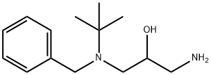 1-amino-3-[(1,1-dimethylethyl)(phenylmethyl)amino]propan-2-ol,50456-36-5,结构式