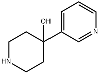 4-羟基-4(3-吡啶)-哌啶,50461-59-1,结构式