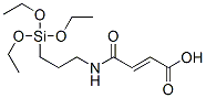 3-[[3-(トリエトキシシリル)プロピル]カルバモイル]アクリル酸 化学構造式