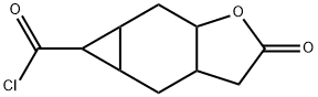 2H-Cyclopropa[f]benzofuran-5-carbonyl chloride, octahydro-2-oxo- (9CI),505032-23-5,结构式