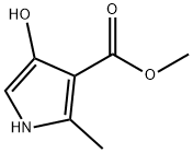 1H-Pyrrole-3-carboxylic acid, 4-hydroxy-2-methyl-, methyl ester (9CI) 化学構造式