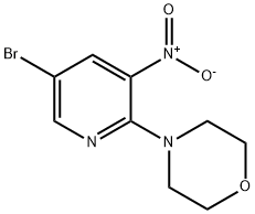4-(5-BROMO-3-NITRO-PYRIDIN-2-YL)-MORPHOLINE Struktur