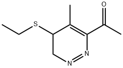 Ethanone, 1-[5-(ethylthio)-5,6-dihydro-4-methyl-3-pyridazinyl]- (9CI)|