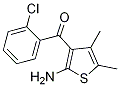 2-AMino-3-(2-chlorobenzoyl)-4,5-diMethylthiophene Structure