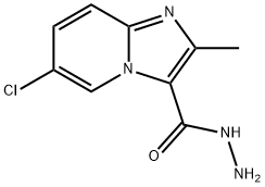 Imidazo[1,2-a]pyridine-3-carboxylic acid, 6-chloro-2-methyl-, hydrazide (9CI)|