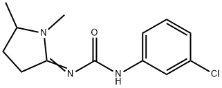 1-(m-Chlorophenyl)-3-(1,5-dimethylpyrrolidin-2-ylidene)urea Structure