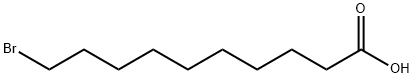 10-溴代癸酸,50530-12-6,结构式