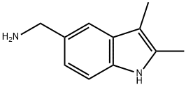 C-(2,3-DIMETHYL-1H-INDOL-5-YL)-METHYLAMINE, 5054-94-4, 结构式