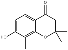 7-HYDROXY-2,2,8-TRIMETHYL-2,3-DIHYDRO-4H-CHROMEN-4-ONE, 50544-72-4, 结构式