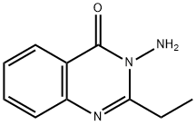 3-AMINO-2-ETHYL-4(3H)-QUINAZOLINONE Structure