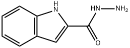 1H-吲哚-2-羧酸肼,5055-39-0,结构式
