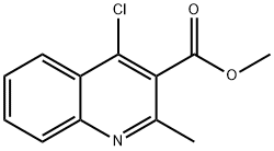METHYL 4-CHLORO-2-METHYLQUINOLINE-3-CARBOXYLATE Struktur