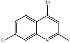 4,7-二氯-2-甲基喹啉, 50593-69-6, 结构式