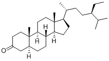 5alpha-Cholestan-24beta-ethyl-3beta-one,5060-25-3,结构式
