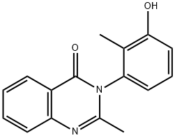 2-Methyl-3-(2-methyl-3-hydroxyphenyl)quinazoline-4(3H)-one,5060-63-9,结构式