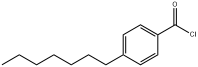 4-ヘプチルベンゾイルクロリド 化学構造式