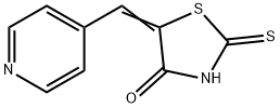 5-(4-Pyridylmethylene)-2-thioxothiazolidin-4-one Structure