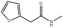 N-メチル-2-フランアセトアミド 化学構造式