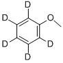 アニソール-2,3,4,5,6-D5 化学構造式