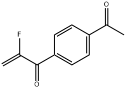 2-Propen-1-one, 1-(4-acetylphenyl)-2-fluoro- (9CI) Structure