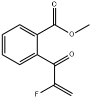 Benzoic acid, 2-(2-fluoro-1-oxo-2-propenyl)-, methyl ester (9CI) Structure