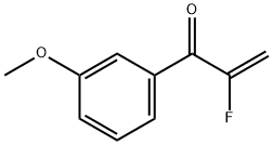 2-Propen-1-one, 2-fluoro-1-(3-methoxyphenyl)- (9CI) 结构式