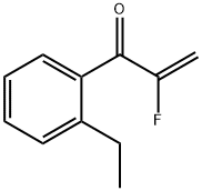 2-Propen-1-one, 1-(2-ethylphenyl)-2-fluoro- (9CI) 结构式