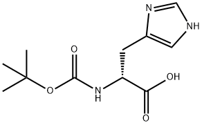 N(Α)-BOC-D-组氨酸,50654-94-9,结构式