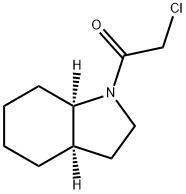1H-Indole, 1-(chloroacetyl)octahydro-, cis- (9CI) Struktur