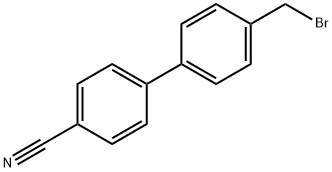 4'-(BROMOMETHYL)-[1,1'-BIPHENYL]-4-CARBONITRILE 化学構造式