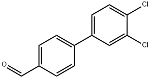 3',4'-ジクロロビフェニル-4-カルボキシアルデヒド 塩化物 化学構造式