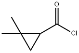 2,2-DIMETHYLCYCLOPROPANECARBONYL CHLORIDE Structure