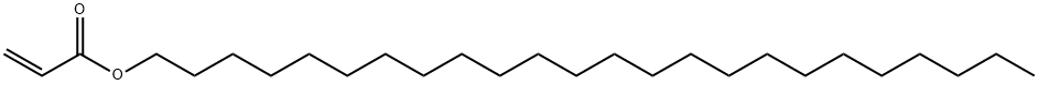 プロペン酸テトラコシル 化学構造式