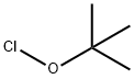 次氯酸叔丁酯,507-40-4,结构式