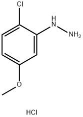 (2-氯-5-甲氧苯基)肼盐酸, 50709-34-7, 结构式