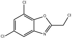5,7-Dichloro-2-chloromethyl-benzooxazole Struktur