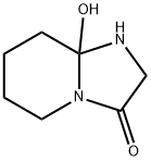 Imidazo[1,2-a]pyridin-3(2H)-one, hexahydro-8a-hydroxy- (9CI) 化学構造式