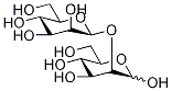 2-O-(β-D-マンノピラノシル)-D-マンノース 化学構造式