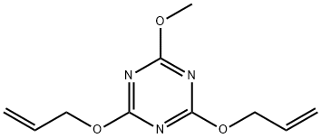 4,6-bis(allyloxy)-2-methoxy-1,3,5-triazine,50729-70-9,结构式