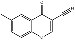 6-メチルクロモン-3-カルボニトリル 化学構造式