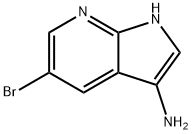 5-溴-1H-吡咯并[2,3-B]吡啶-3-胺/ 3-氨基-5-溴-7-氮杂吲哚,507462-51-3,结构式