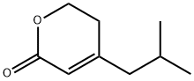 2H-Pyran-2-one, 5,6-dihydro-4-(2-methylpropyl)- (9CI) Structure