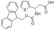 FMOC-S-3-氨基-3-(2-噻吩基)丙酸 结构式