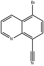 5-溴喹啉-8-甲腈, 507476-70-2, 结构式