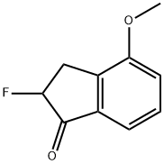 1H-Inden-1-one,  2-fluoro-2,3-dihydro-4-methoxy- Struktur