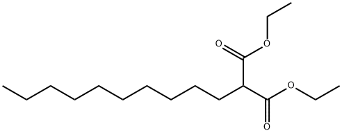 2-癸基丙二酸二乙酯, 5077-96-3, 结构式