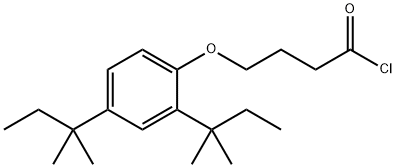 4-[2,4-bis(1,1-dimethylpropyl)phenoxy]butyryl chloride Structure