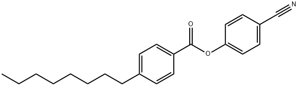4-CYANOPHENYL 4-OCTYLBENZOATE Structure