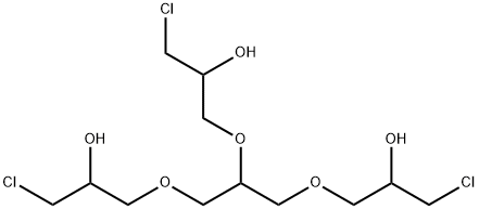 1,2,3-Tris(3-chloro-2-hydroxypropoxy)propane,50794-09-7,结构式